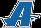 Blue number 4 logo with white outline and TM symbol, sports team branding